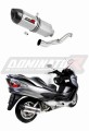 exhaust muffler DOMINATOR HP1 fits the motorcycle Suzuki BURGMAN 400 2007   2016 6