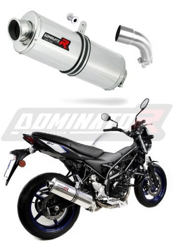 exhaust muffler DOMINATOR oval fits the motorcycle Suzuki SV 650 2016   2023 5