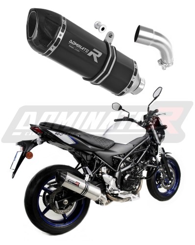 DOMINATOR HP1 FEKETE kipufogó dob Suzuki SV 650 2016 - 2023 motorkerékpárhoz 3