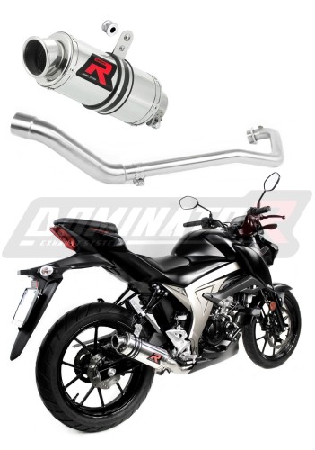 komplett kipufogórendszer DOMINATOR Full System GP1 dobbal, Suzuki GSX S 125 2017 - 2019 motorkerékpárhoz 5