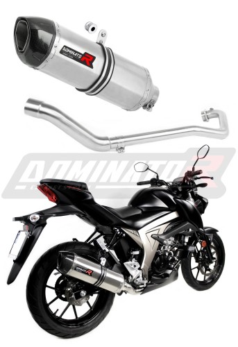 complete exhaust system with muffler DOMINATOR Full System HP1 fits the motorcycle Suzuki GSX S 125 2017   2019 5