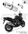 exhaust muffler DOMINATOR homologated road legal oval fits the motorcycle Suzuki DL 1050 V Strom / XT 2020   2024 7
