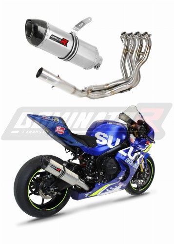 complete exhaust system with muffler DOMINATOR Full System HP1 fits the motorcycle Suzuki GSXR 1000 2017   2021 6