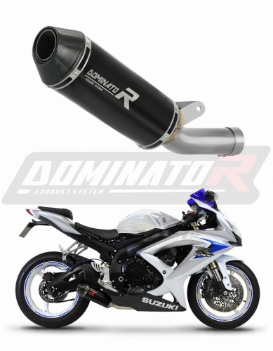 Suzuki GSXR 600 K8 K9 L0 2008 - 2010  kipufogó Dob HP3 BLACK LOW LEVEL + dB killer medium