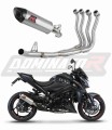 complete exhaust system with muffler DOMINATOR Full System HP8 fits the motorcycle Suzuki GSX S 1000 / F 2015   2020 6