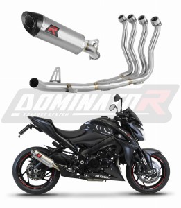 Suzuki GSX-S 1000 / F 2015 - 2020 Teljes rendszer Kipufogó leömlő HP8 dob + dB killer medium