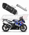 DOMINATOR Slip-on HP1 FEKETE kipufogó dob Suzuki GSXR 1000 K1 - K4 2001 - 2004 motorkerékpárhoz 6