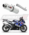 exhaust muffler DOMINATOR Slip on ROUND fits the motorcycle Suzuki GSXR 1000 K1   K4 2001   2004 6