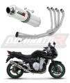 complete exhaust system with muffler DOMINATOR Full System ROUND fits the