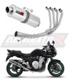 complete exhaust system with muffler DOMINATOR Full System oval fits the motorcycle Su