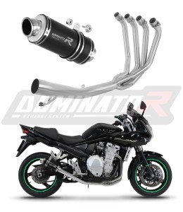 Suzuki GSF 650 BANDIT N / S 2007 - 2016 Teljes rendszer Kipufogó leömlő GP1 BLACK kipufogódob + dB killer medium