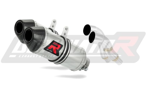 exhaust muffler DOMINATOR HP3 fits the motorcycle Triumph STREET TRIPLE 675 2007   2012 3
