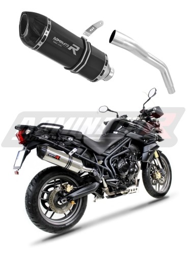 DOMINATOR HP1 FEKETE kipufogó dob, amely illeszkedik a Triumph TIGER 800 XC XR 2011 - 2014 motorkerékpárhoz 3