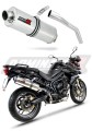 DOMINATOR ovális kipufogó dob, amely illeszkedik a Triumph TIGER 800 XC XR 2015 - 2017 motorkerékpárhoz 6