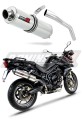 DOMINATOR kerek kipufogó hangtompító, amely illeszkedik a Triumph TIGER 800 XC XR 2015 - 2017 motorkerékpárhoz 6