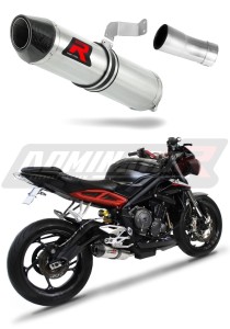 Triumph STREET TRIPLE 765 S R RS 2017 - 2022 kipufogó HP2 dob + dB killer medium