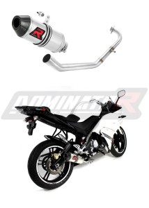 Yamaha YZF R125 2008 - 2013 Komplett rendszer, leömlő, kipufogó, HP3 hangtompító + közepes dB killer
