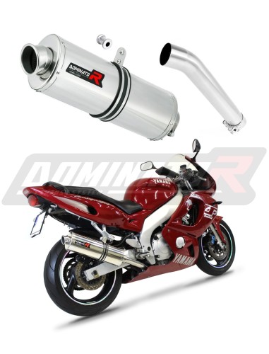 DOMINATOR Ovális kipufogó dob, amely illeszkedik a Yamaha YZF 600 R Thundercat 1996 - 2006 motorkerékpárhoz 7