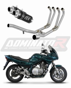 Yamaha XJ 900 1994 - 2003 Teljes rendszer Kipufogó leömlő Dob GP1 FEKETE + dB killer