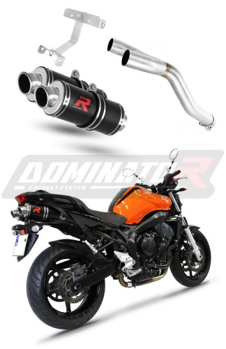 exhaust muffler DOMINATOR GP1 BLACK fits the motorcycle Yamaha FZ6 2004   2010 10