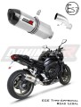 exhaust muffler DOMINATOR homologated road legal HP1 fits the motorcycle YAMAHA FZ1 1000 FAZER 2006   2015