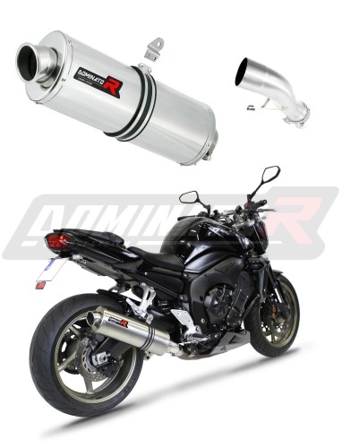 exhaust muffler DOMINATOR ROUND fits the motorcycle Yamaha FZ1 FAZER 1000 2006   2015 7