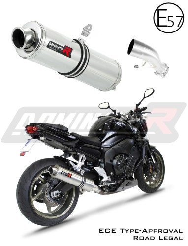 DOMINATOR Homologizált ROUND kipufogó dob, amely illeszkedik a YAMAHA FZ1 1000 FAZER 2006 - 2015 motorkerékpárhoz 8