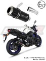 exhaust muffler DOMINATOR homologated road legal GP BLACK fits the motorcy