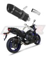 DOMINATOR HP1 FEKETE kipufogó hangtompító Yamaha FZ8 FAZER 2010 - 2016 motorkerékpárhoz 7