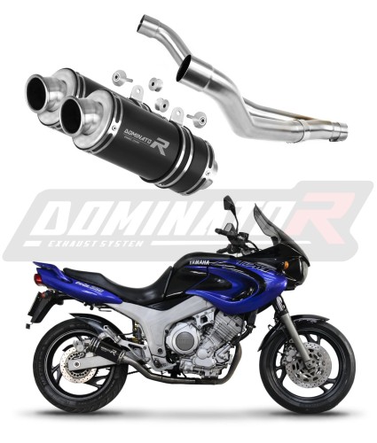 DOMINATOR GP1 FEKETE kipufogó dob Yamaha TDM 850 1996 - 2001 motorkerékpárhoz 6