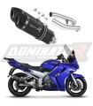 exhaust muffler DOMINATOR HP1 BLACK fits the motorcycle Yamaha FJR 1300 2001   2005 7