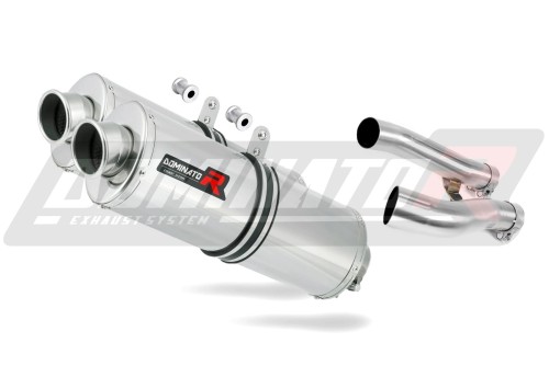 DOMINATOR Ovális kipufogó dob Yamaha XJR 1200 1995 - 1998 motorkerékpárhoz 3
