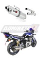 DOMINATOR Ovális kipufogó dob, amely illeszkedik a Yamaha XJR 1300 99 06 motorkerékpárhoz 5
