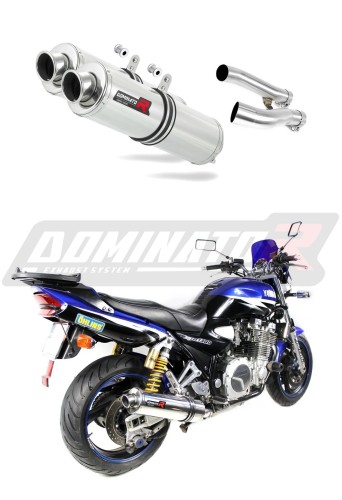 exhaust muffler DOMINATOR ROUND fits the motorcycle Yamaha XJR 1300 99 06  5