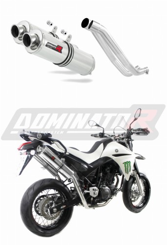 exhaust muffler DOMINATOR ROUND fits the motorcycle Yamaha XT 660 R 2004   2016 5