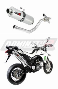 XT 660 R kipufogó OVAL dob + oldalsó cső 2004 - 2016 + dB killer medium