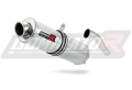 exhaust muffler DOMINATOR ROUND fits the motorcycle Yamaha TZR 125  3