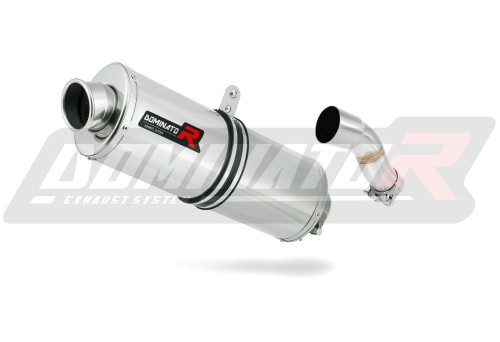 exhaust muffler DOMINATOR oval fits the motorcycle Yamaha YBR 250  4