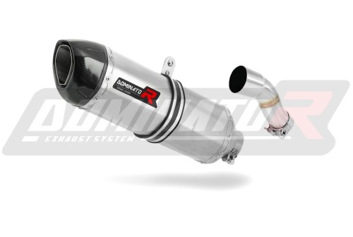 DOMINATOR HP1 kipufogó dob, amely illeszkedik a Yamaha YBR 250 motorkerékpárhoz 4