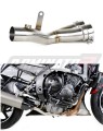 decat mid muffler DOMINATOR Mid Pipe fits to YZF R6 2006  2009 10