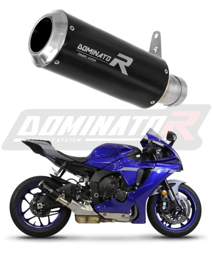 exhaust muffler DOMINATOR GP BLACK fits the motorcycle Yamaha YZF R1 1000 RN32 2015   2016 6