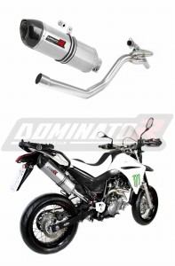 XT 660 X kipufogó Dob HP1 + oldalsó gyűjtőcső 2004 - 2016 + dB killer medium