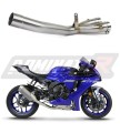 DOMINATOR decat középső kipufogódob Mid Pipe YZF R1 1000 2017 - 2019 motorkerékpárhoz 7