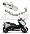 teljes DOMINATOR kipufogórendszer ovális dobbal a Yamaha XP 530 T-MAX 2012 - 2016 motorkerékpárhoz 6