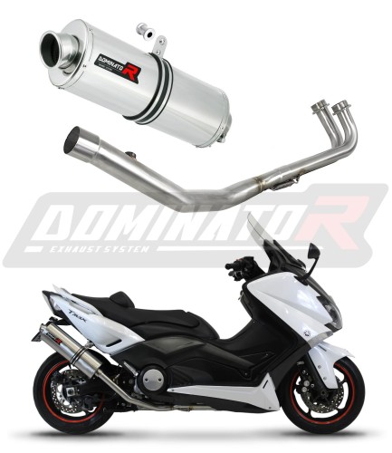 teljes DOMINATOR kipufogórendszer ovális dobbal a Yamaha XP 530 T-MAX 2012 - 2016 motorkerékpárhoz 6