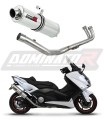 komplett DOMINATOR kipufogórendszer kerek dobbal Full System, illik a Yamaha XP 530 T-MAX 2012 - 2016 motorkerékpárhoz 6