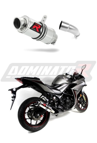 exhaust muffler DOMINATOR GP1 fits the motorcycle Yamaha YZF R3 2015   2018 6