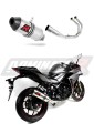 complete exhaust system with muffler DOMINATOR Full System HP3 fits the motorcycle Yamaha YZF R3 2015   2018 6