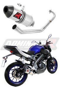 Yamaha MT 125 2014 - 2019 Teljes rendszer Leömlő Kipufogódob HP3 + dB killer medium
