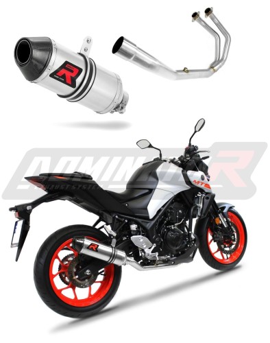komplett DOMINATOR Full System HP3 kipufogórendszer hangtompítóval, amely illeszkedik a Yamaha MT 03 2014 - 2016 motorkerékpárhoz 7